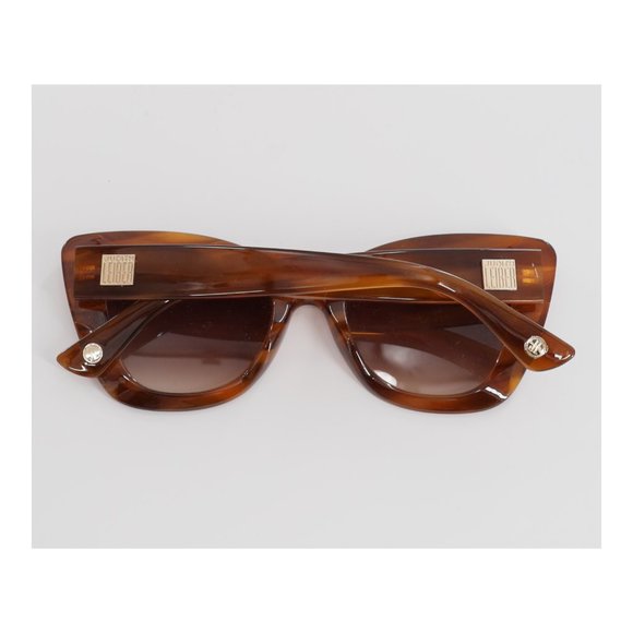 JUDITH LIEBER Brown KISS Cat Eye Sunglasses - Picture 4 of 10